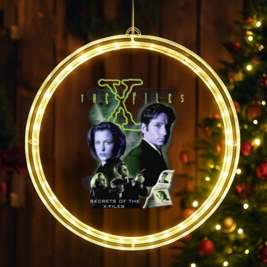 Discover Mulder And Scully LED Christmas Window Lights, The Truth Is Still Out There X FILES LED Christmas Window Lights