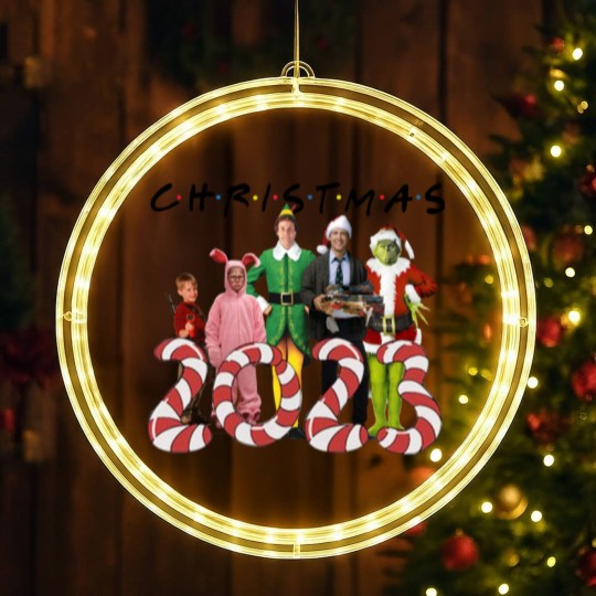 Discover Christmas Pajamas Matching Family LED Christmas Window Lights |