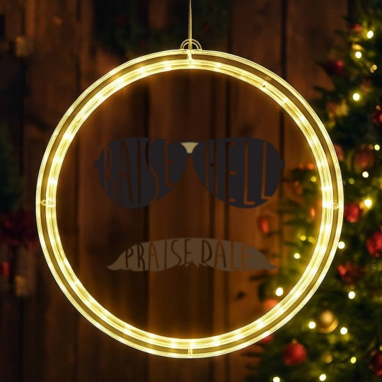 Discover Raise Hell Praise Dale LED Christmas Window Lights