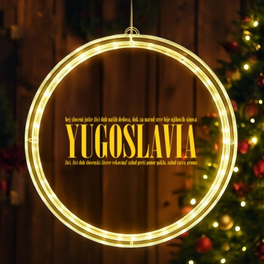 Discover Jugoslavija Himna - Jugoslavija - LED Christmas Window Lights