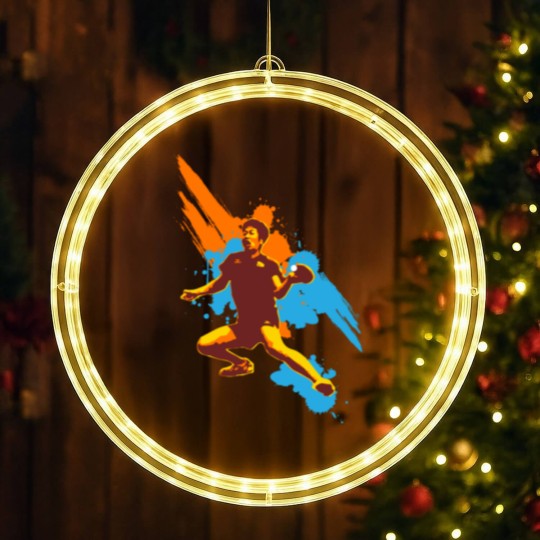 Discover Championships are Won at Practice Play Ping Pong LED Christmas Window Lights