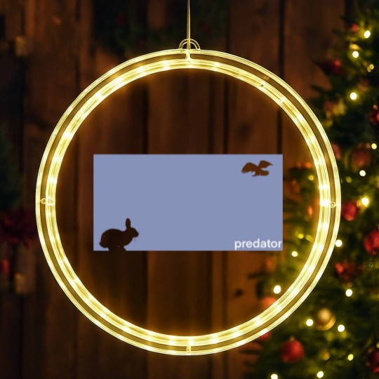 Discover Predator and the prey LED Christmas Window Lights