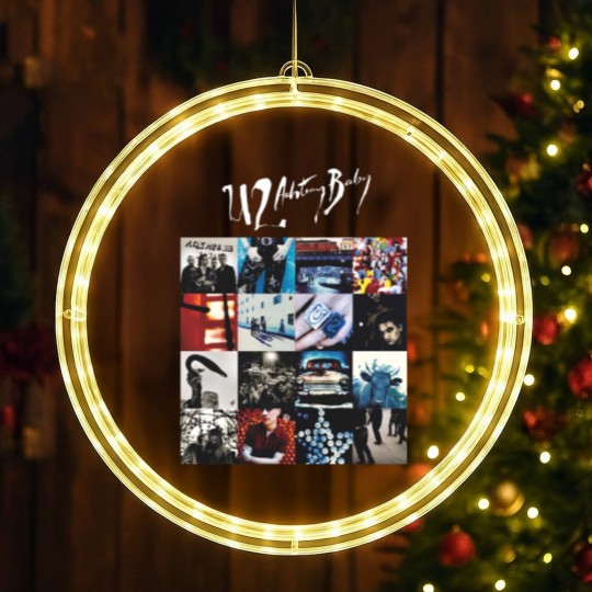 Discover U2 Achtung Baby LED Christmas Window Lights LED Christmas Window Lights Fan Gift Tour 2023 Classic