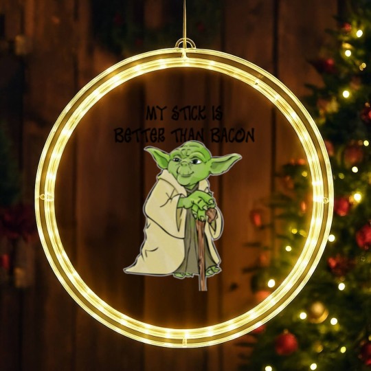 Discover My Stick is Better Than Bacon - Bad Lip Reading LED Christmas Window Lights