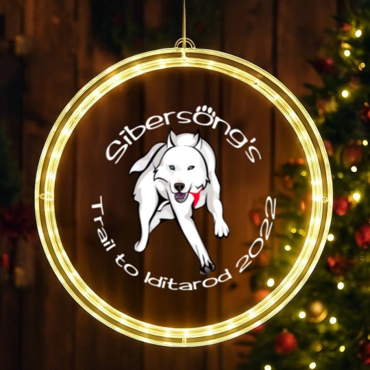 Discover Sibersong Trail To Iditarod Challenge LED Christmas Window Lights