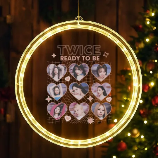 Discover Twice Kpop LED Christmas Window Lights, Ready To be LED Christmas Window Lights