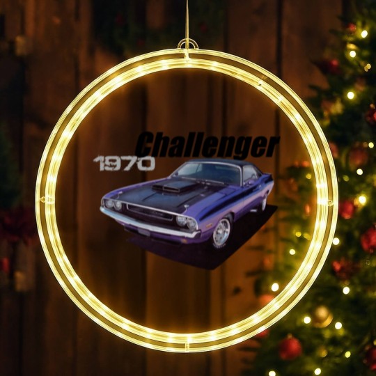 Discover 70 challenger in purple LED Christmas Window Lights