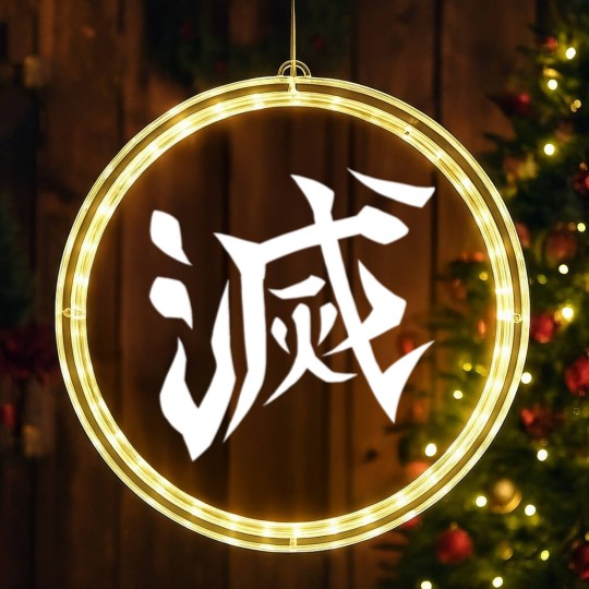 Discover demon Corps DESTROY Design BACK LED Christmas Window Lights