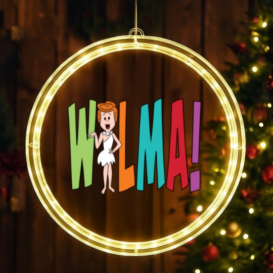 Discover The Flintstones | WILMA! LED Christmas Window Lights