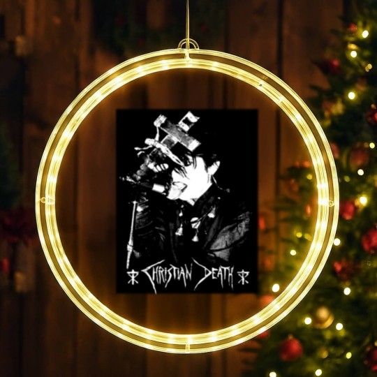 Discover Rozz Williams Chrisitan Death LED Christmas Window Lights