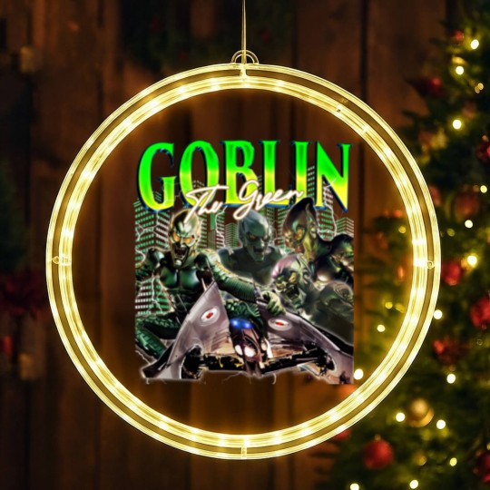 Discover THE GREEN GOBLIN Vintage LED Christmas Window Lights, The Green Goblin Homage LED Christmas Window Lights