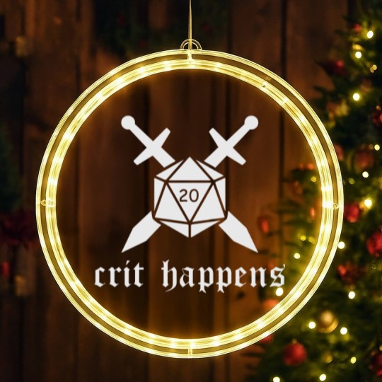 Discover Dungeons and Dragons Dungeon Master LED Christmas Window Lights