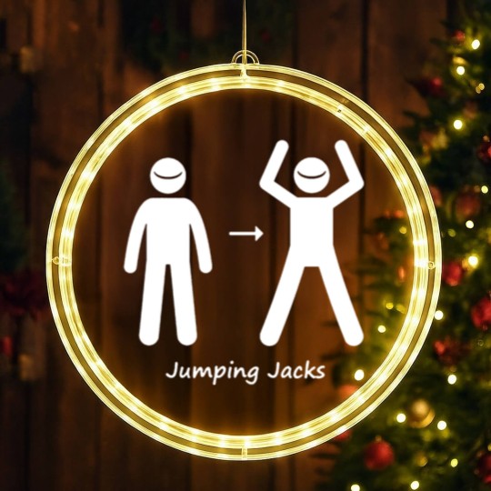 Discover Jumping jacks LED Christmas Window Lights