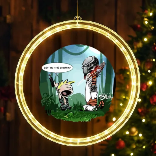 Discover the calvin and hobbes bill watterson Classic LED Christmas Window Lights