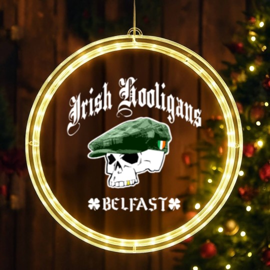 Discover Irish Hooligans Belfast LED Christmas Window Lights