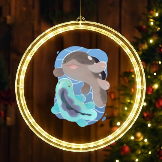 Discover clodsire bleue LED Christmas Window Lights