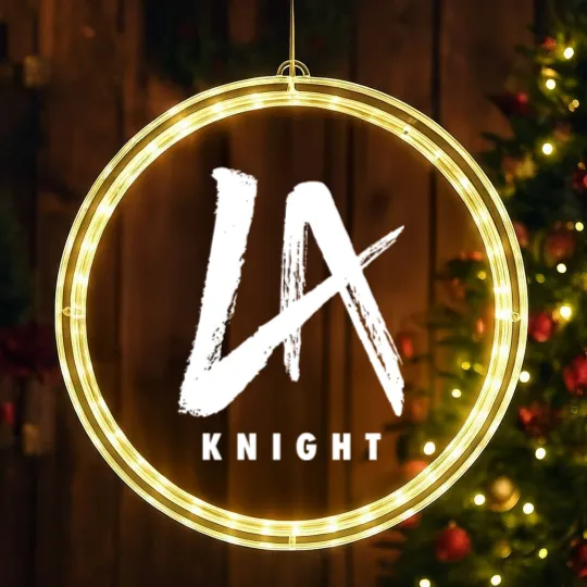 Discover LA Knight YEAH! Wrestling Entertainment LED Christmas Window Lights Wrestling Entertainment SmacDown