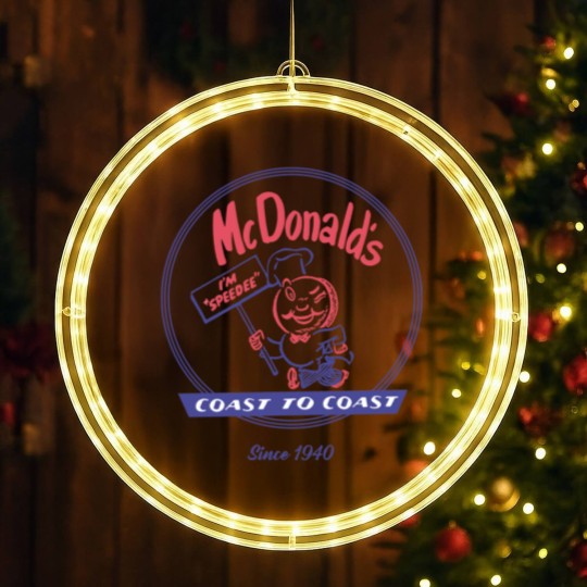 Discover McDonald vintage speedee coast to coast LED Christmas Window Lights