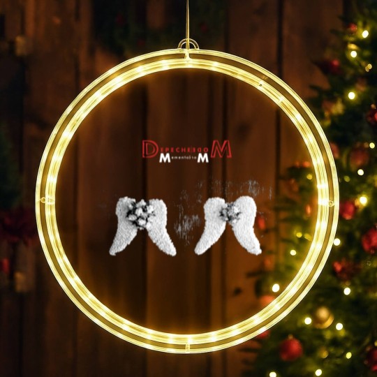 Discover Depeche Mode Memento Mori 2023 LED Christmas Window Lights Black Cotton Unisex For Fans
