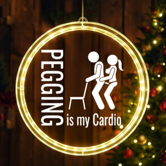 Discover Pegging Is My Cardio LED Christmas Window Lights LED Christmas Window Lights