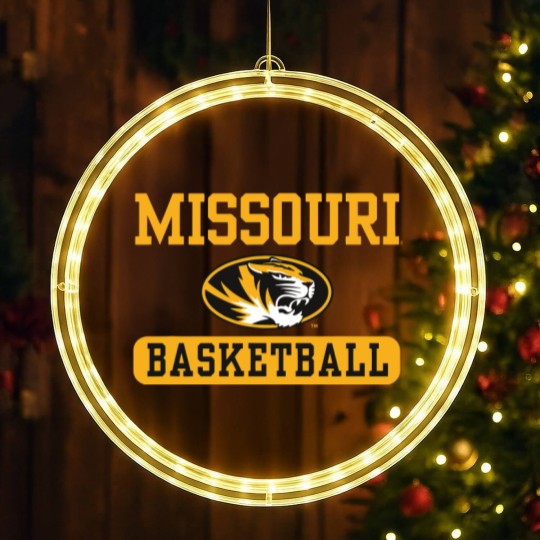Discover Missouri Tigers Basketball Officially Licensed LED Christmas Window Lights