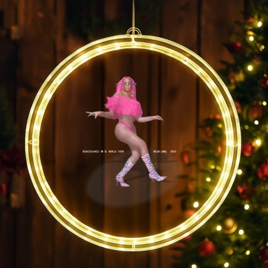 Discover Beyonce Year Of Renaissance World Tour Music, Beyonce 2023 LED Christmas Window Lights