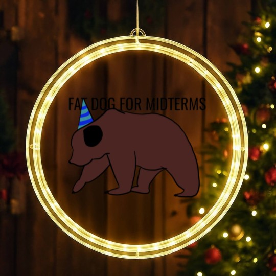 Discover Fat dog for midterms LED Christmas Window Lights