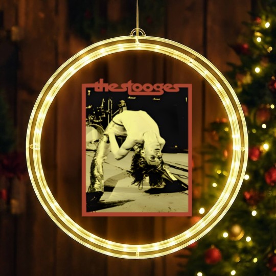 Discover The Stooges Iggy Pop Punk Rock Band LED Christmas Window Lights
