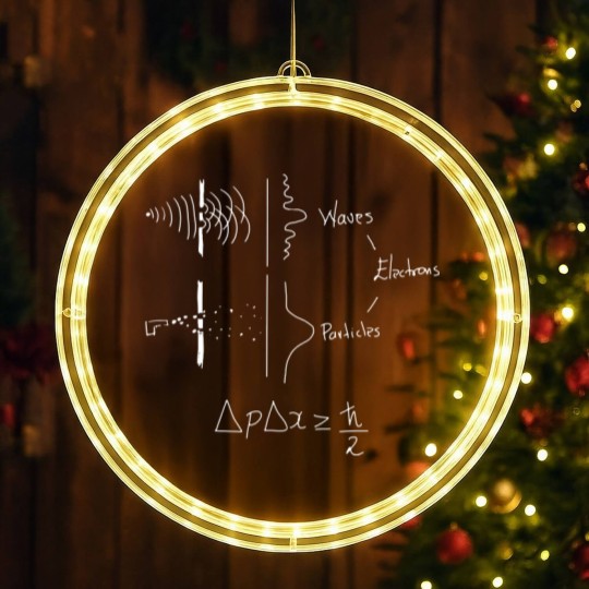 Discover Uncertainty Relation LED Christmas Window Lights