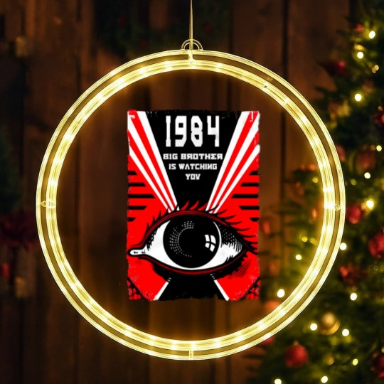 Discover 1984 V10 (Orwell) Poster Men LED Christmas Window Lights