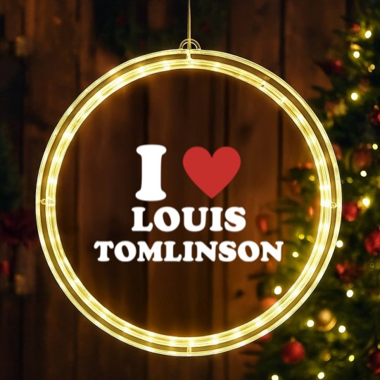 Discover I love Louis Tomlinson LED Christmas Window Lights Classic LED Christmas Window Lights