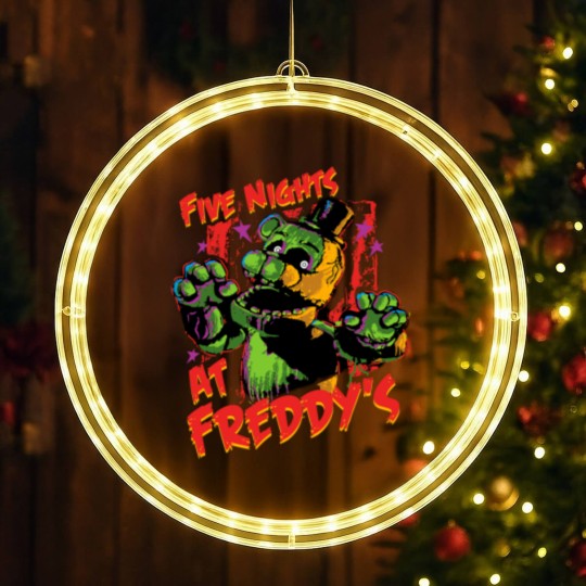 Discover Five Nights at Freddys LED Christmas Window Lights, FNAF LED Christmas Window Lights, Phantom Freddy