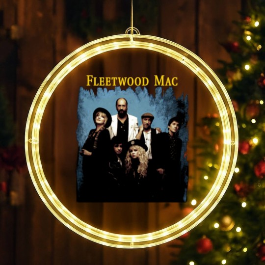 Discover 1990 Fleetwood Mac Behind The Mask Tour LED Christmas Window Lights, 90s Retro Vintage LED Christmas Window Lights