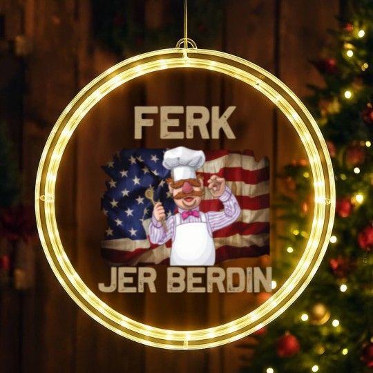 Discover Ferk Jer Berdin Funny - Ferk Jer Berdin - LED Christmas Window Lights