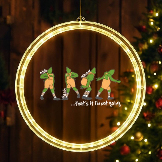 Discover funny xmas that's it i'm not going christmas clothing long t LED Christmas Window Lights