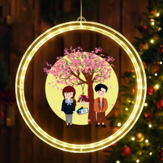 Discover Start -Up (Startup) KDRAMA -Team Hanjipyeong Dalmi -KDRAMA LOVER GIFT -T -LED Christmas Window Lights