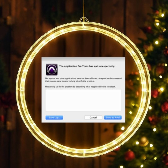 Discover Pro Tools has Quit Unexpectedly Merchandise LED Christmas Window Lights
