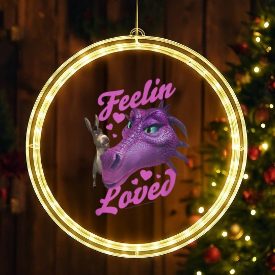 Discover Shrek Donkey Dragon Feelin Loved LED Christmas Window Lights