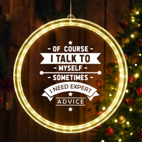 Discover Talk Myself| Expert Advice|Imaginary Conversation LED Christmas Window Lights