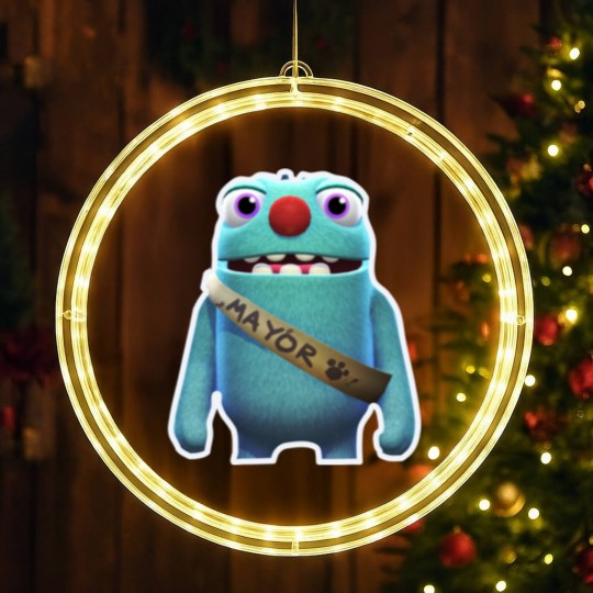 Discover Filbo Fiddlepie Bugsnax MayorCatch All The Snax In Your Trap Tri-blend LED Christmas Window Lights