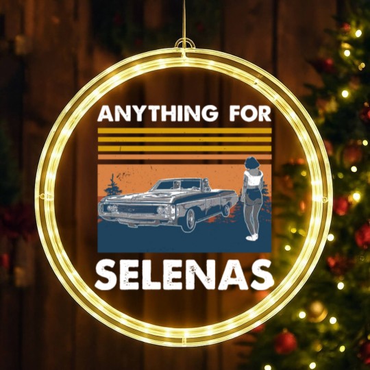 Discover Anything For Selenas Vintage LED Christmas Window Lights, For Selena Lover, Selena LED Christmas Window Lights