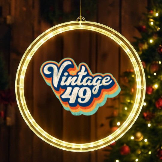 Discover Vintage 49 milestone design LED Christmas Window Lights