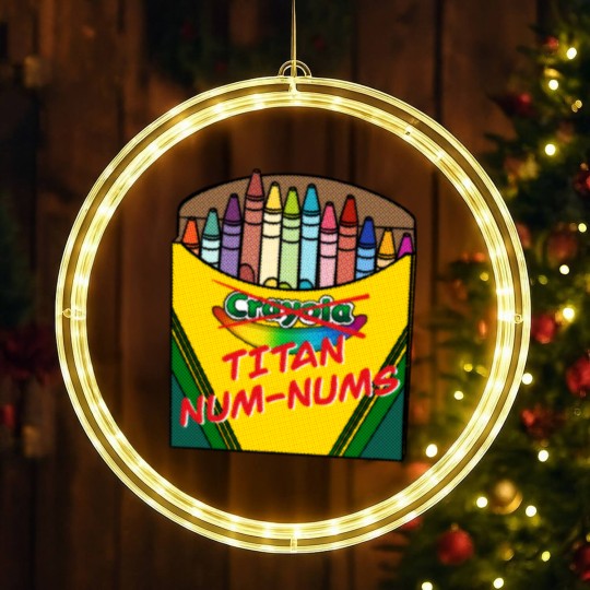 Discover Destiny 2 - Titan Num-Nums, Crayons LED Christmas Window Lights