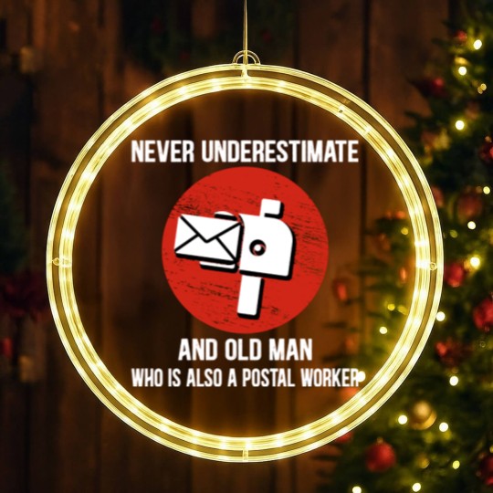 Discover Postal Worker - Postal Worker - LED Christmas Window Lights