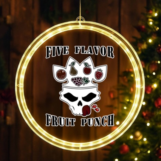 Discover Five Flavor Fruit Punch - Death Punch - LED Christmas Window Lights