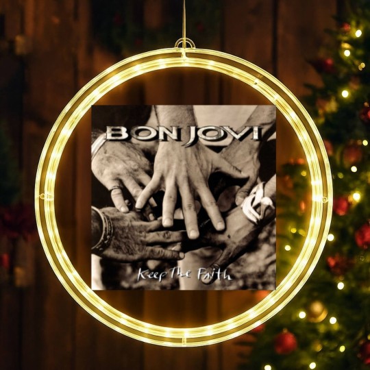 Discover bon jovi keep the faith LED Christmas Window Lights