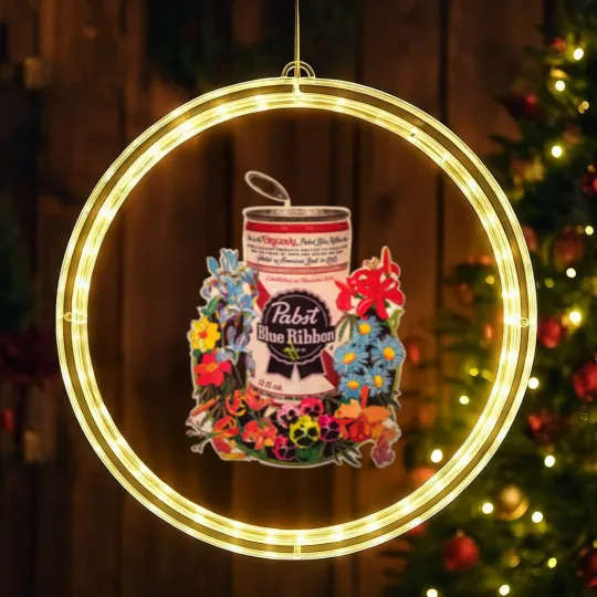Discover Vintage Beer 1970s LED Christmas Window Lights LED Christmas Window Lights