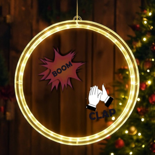 Discover Charli XCX Inspired designs Boom Clap LED Christmas Window Lights
