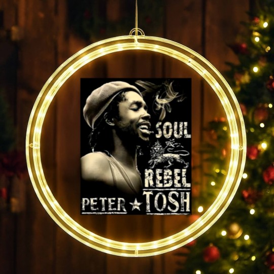 Discover Peter Tosh Jamaican Reggae Music LED Christmas Window Lights