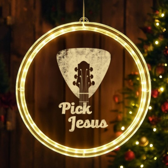 Discover Pick Jesus T -Music Pastor - Pastor Easter LED Christmas Window Lights